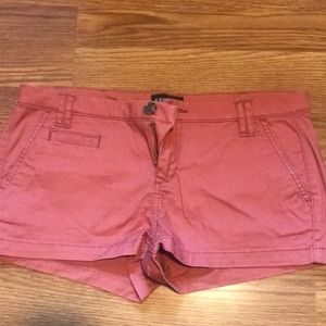 Coral/Pink Express Low Rise Cotton Stretch Short